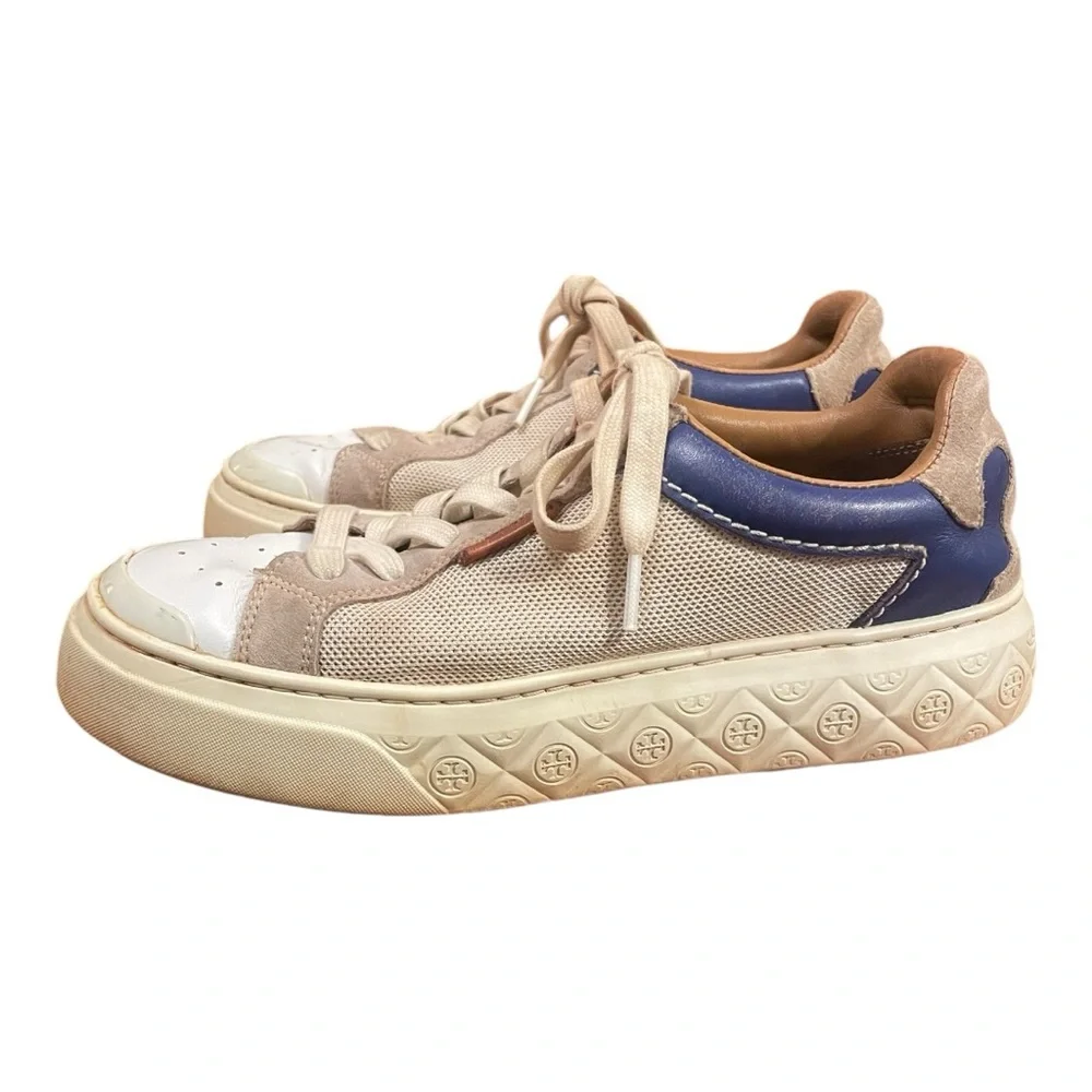 Tory Burch Womens Ladybug Tricolor Sneakers Size 8
